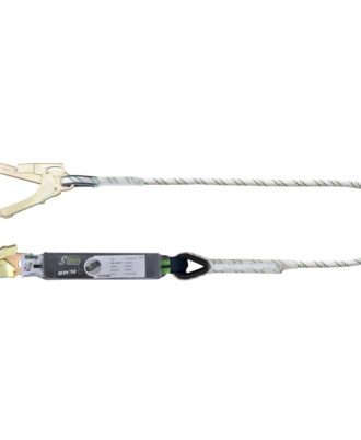 Energy absorbing kernmantle rope lanyard 1.50 mtr with connectors FA5020217 and FA5020755